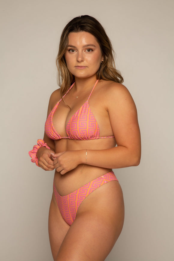 Sunny Bunny Swim Ivy top in Orange Haze