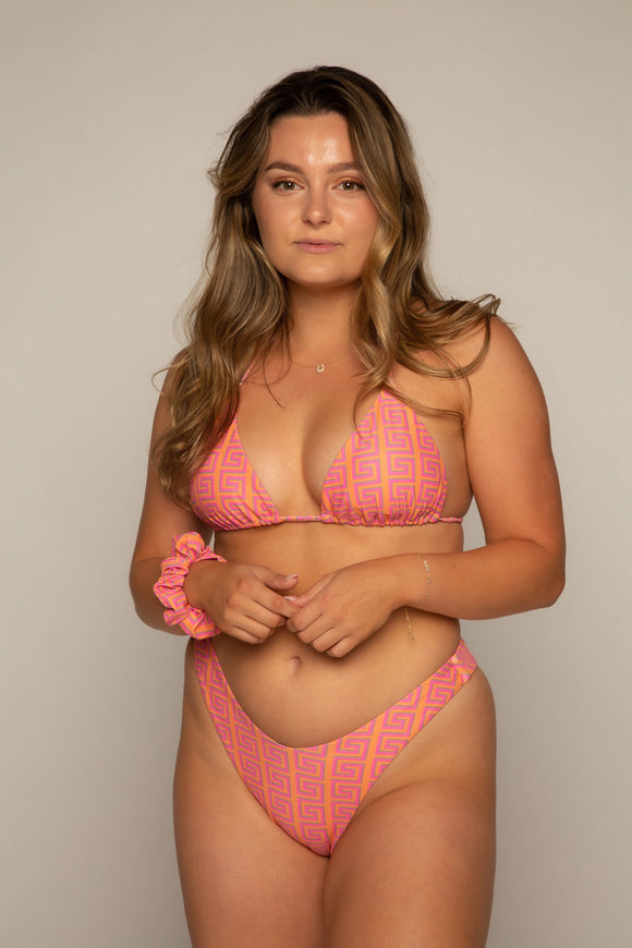 Sunny Bunny Swim Ivy top in Orange Haze