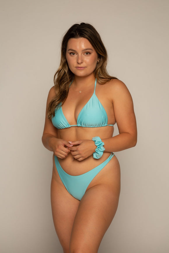 Sunny Bunny Swim Scrunchie in Baby Blue