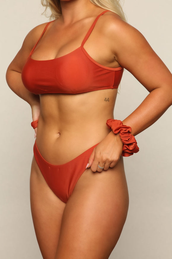 Sunny Bunny Swim Scrunchie Large Jasper Red Scrunchie