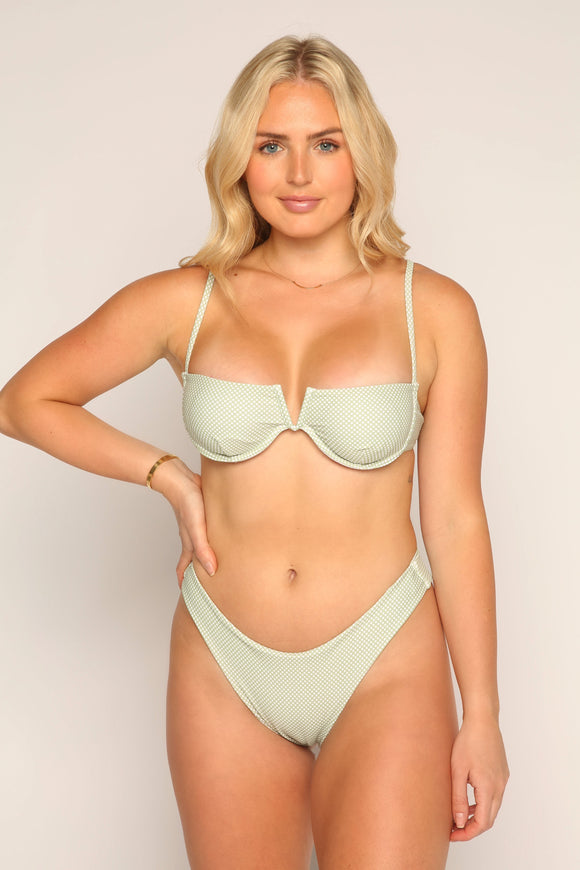 Sofia Green Top $35