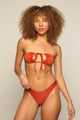 Sunny Bunny Swim Bikini_top Ivy Top in Jasper Red