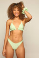 Sunny Bunny Swim Bikini_top Small Ellie Top in Peridot Green